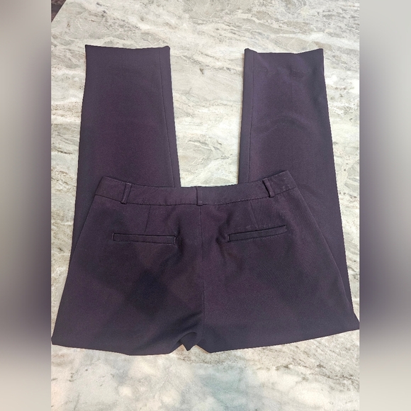 Banana Republic Ryan Fit Plum Dress Pants 8P Petite - Picture 6 of 8